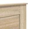 vidaXL Cabecero con cabecera Roble Sonoma 200 cm Madera contrachapada