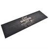 vidaXL Alfombra de cocina lavable terciopelo negro 60x180 cm