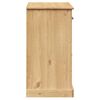 vidaXL Aparador con cajones VIGO madera maciza pino 113x40x75 cm