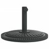 vidaXL Base de sombrilla semicircular para palos de &Oslash;38/48 mm 12 kg