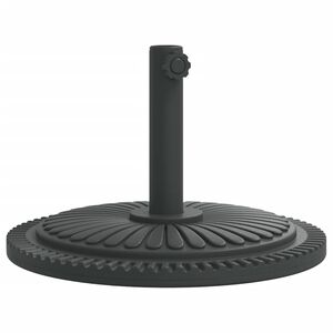 vidaXL Base de sombrilla semicircular para palos de &Oslash;38/48 mm 12 kg