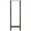 vidaXL Patas para mesa de bar de acero natural (2 unidades, 50 x 100-101 cm)