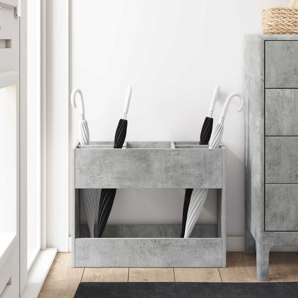 vidaXL Soporte de Sombrilla Gris Concreto 65 x 24 x 50 cm