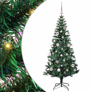 vidaXL &Aacute;rbol de Navidad Artificial Preiluminado Verde 150 cm