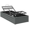 vidaXL Estructura de Cama Ajustable El&eacute;ctrica Gris oscuro