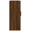 vidaXL Armario de pared madera ingeniería roble marrón 69,5x34x90 cm