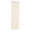 vidaXL Cortina antimoscas chenilla beige y blanco 56x185 cm