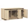 vidaXL Mueble de TV con LED Roble Sonoma 100 x 38 x 49 cm