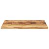 vidaXL Tablero de mesa rectangular madera mango rugosa 90x80x2,5 cm
