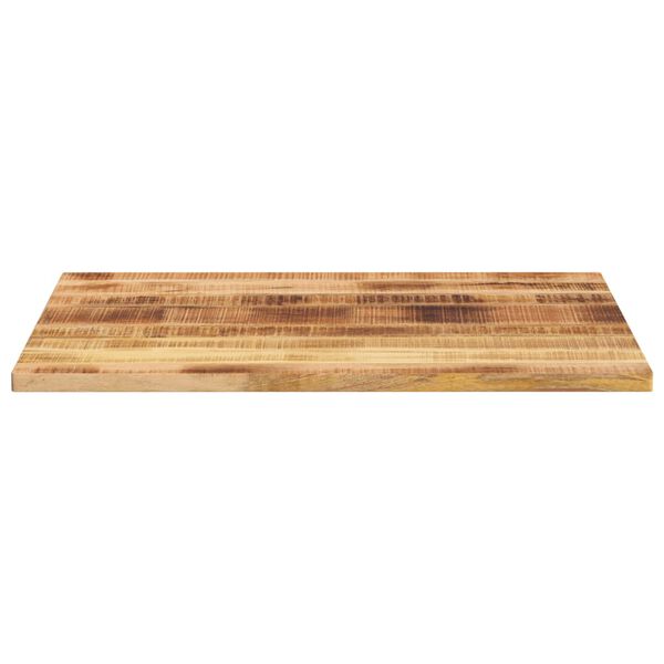 vidaXL Tablero de mesa rectangular madera mango rugosa 90x80x2,5 cm