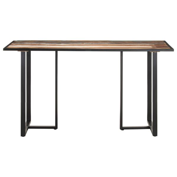 vidaXL Mesa de comedor de madera maciza reciclada 140 cm