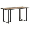 vidaXL Mesa de comedor de madera maciza reciclada 140 cm