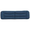vidaXL Cabecero de cama acolchado Hvar tela azul 180 cm