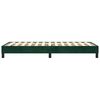 vidaXL Estructura de cama con somier terciopelo verde oscuro 80x200cm