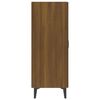 vidaXL Aparador madera contrachapada color roble marr&oacute;n 70x34x90 cm