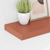 vidaXL Estante de pared con almacenamiento 2 pcs Rojo 40 x 23,5 x 4 cm