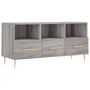vidaXL Mueble de TV madera de ingenier&iacute;a gris Sonoma 102x36x50 cm