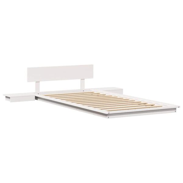 vidaXL Estructura de cama Blanco 90 x 190 cm Madera
