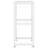 vidaXL Estructura de lavabo de hierro blanco 40x38x31 cm