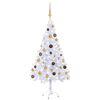 vidaXL &Aacute;rbol de Navidad artificial con luces y bolas 230 ramas 120 cm