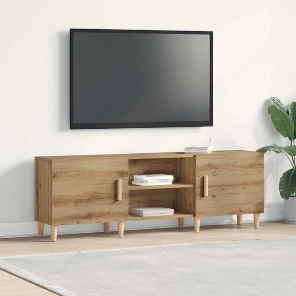 vidaXL Gabinete de TV Roble artisan 150 x 30 x 50 cm