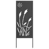vidaXL Pantalla de Privacidad para Jard&iacute;n Calado Negro 50 x 140 cm