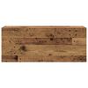 vidaXL Mueble de pared ba&ntilde;o madera ingenier&iacute;a envejecida 100x25x40 cm