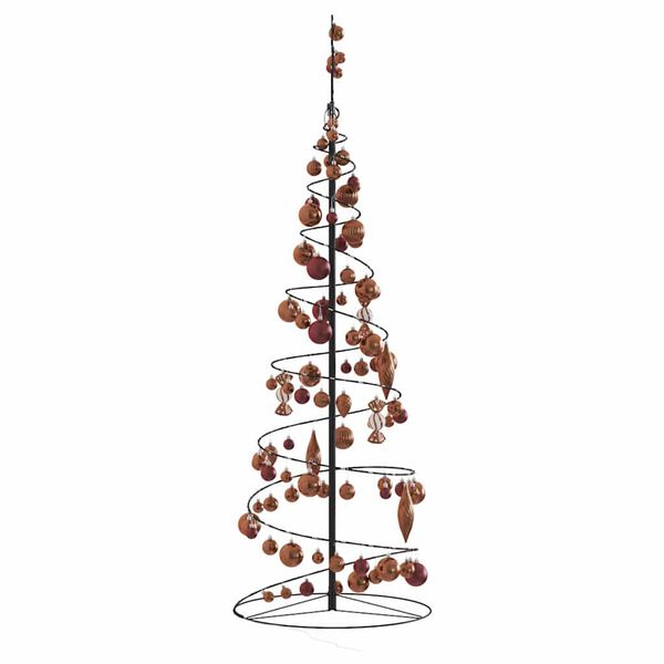 VidaXL LED para &aacute;rbol de Navidad con bolas 100 LED blanco c&aacute;lido 150cm