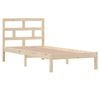vidaXL Estructura de cama madera maciza de pino 90x200 cm