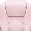 vidaXL Sill&oacute;n de oficina de masaje terciopelo rosa