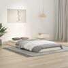 vidaXL Estructura de cama madera maciza de pino blanco 90x200 cm