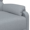vidaXL Sillón reclinable de tela gris claro