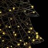 vidaXL &Aacute;rbol de Navidad con 240 LED c&aacute;lido 180 cm Rat&aacute;n