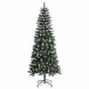 vidaXL &Aacute;rbol de Navidad artificial Verde 180 cm PVC, Pl&aacute;stico y Acero