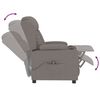 vidaXL Sill&oacute;n reclinable el&eacute;ctrico tela gris taup&eacute;