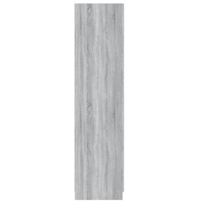 vidaXL Armario madera contrachapada gris Sonoma 90x52x200 cm