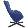 vidaXL Sill&oacute;n huevo Azul Polic&iacute;a 63 x 73 x 90 cm Terciopelo
