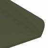 vidaXL Estante flotante 4 pcs Verde Oliva 60 x 9 x 2,5 cm Acero