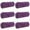 vidaXL Mantitas de Sof&aacute; 6 pcs Morado 270 x 240 cm Lana