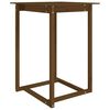 vidaXL Mesa alta de bar madera maciza de pino marr&oacute;n miel 80x80x110 cm