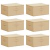 vidaXL Caja de Almacenamiento 6 uds. Tejido no tejido 43 x 34 x 23 cm