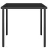 vidaXL Juego de comedor de jard&iacute;n 3 piezas acero