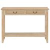 vidaXL Mesa consola de madera 110x35x80 cm