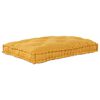 vidaXL Coj&iacute;n para Sof&aacute; Pallet Amarillo 120 x 80 x 12 cm Tela