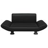 vidaXL Cama para perros de cuero sint&eacute;tico negra 70x45x28 cm