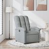 vidaXL Sill&oacute;n reclinable de tela gris claro