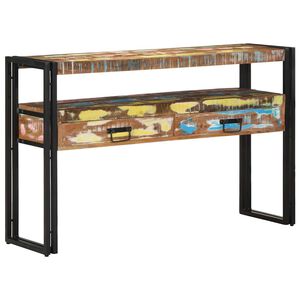 vidaXL Mesa Consola 120 x 33 x 75 cm Madera s&oacute;lida recuperada