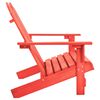 vidaXL Silla Adirondack de jardín 2 plazas madera maciza de abeto rojo
