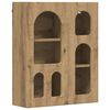vidaXL Mueble colgante ELST Roble artisan 59 x 20 x 71,5 cm