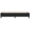 vidaXL Estructura de cama con somier cuero sint&eacute;tico negro 90x190 cm